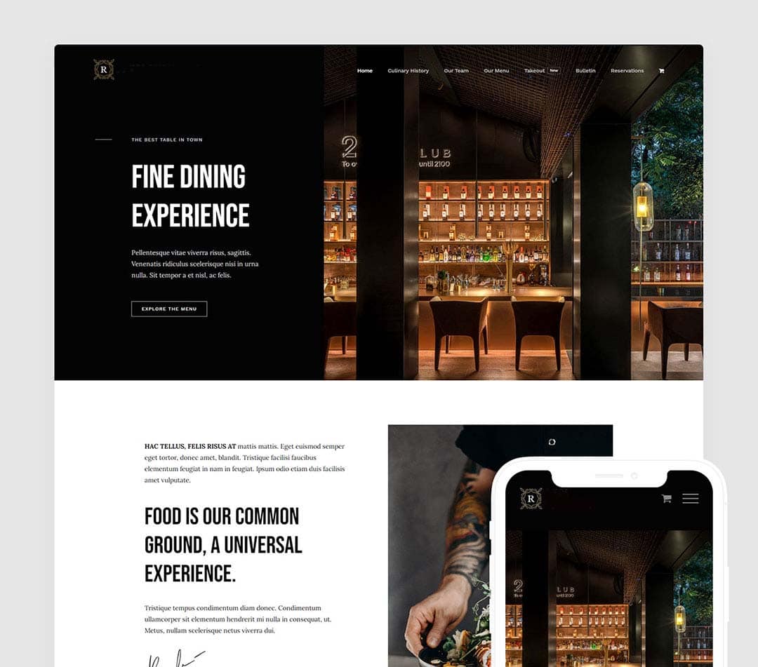 resign-wordpress-site-related-restaurant-category